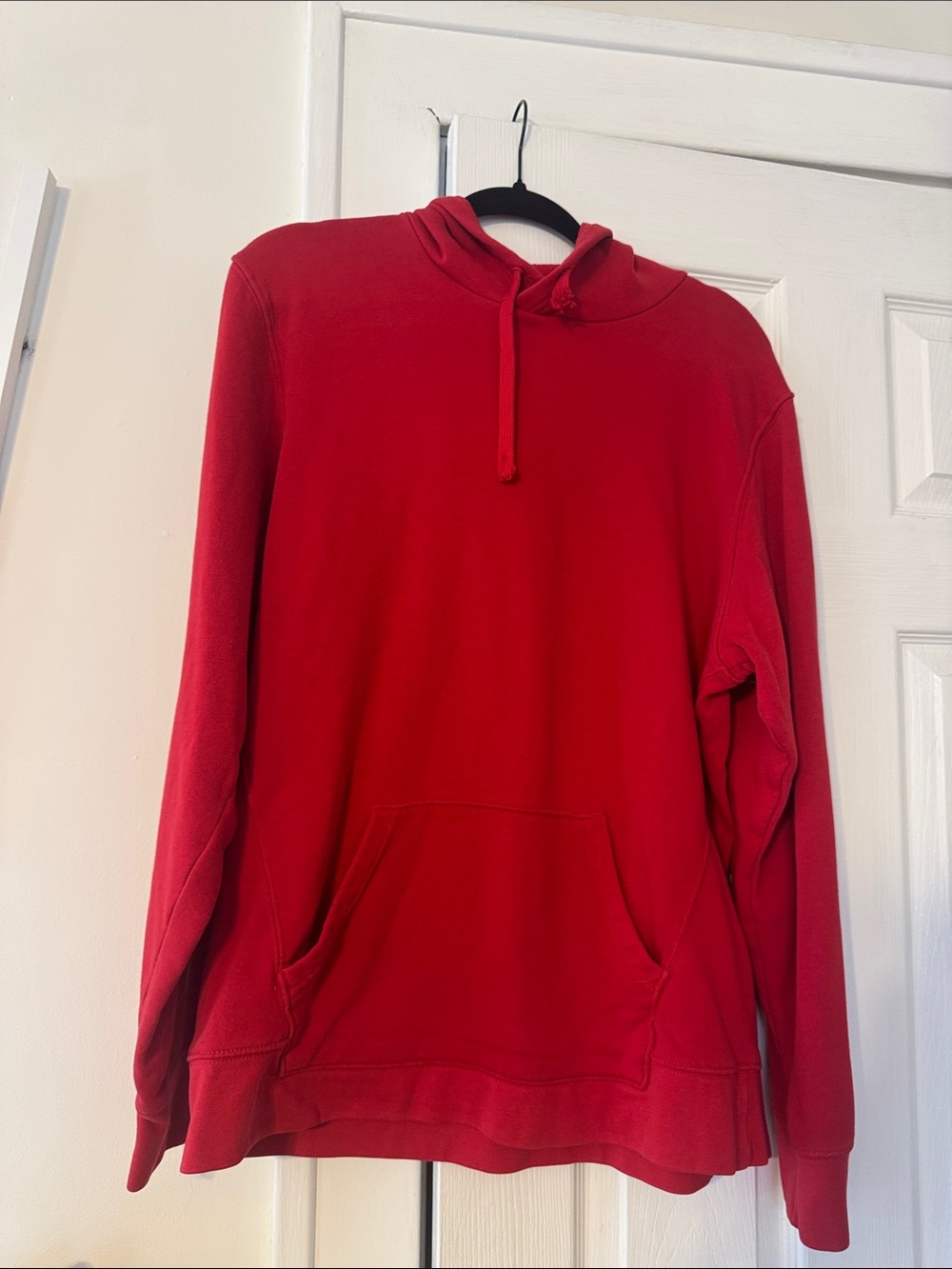 Target Red Men's Hooded Pullover Sweatshirt